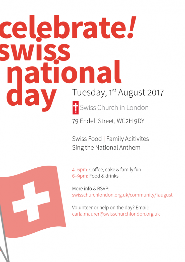 swiss national day in London